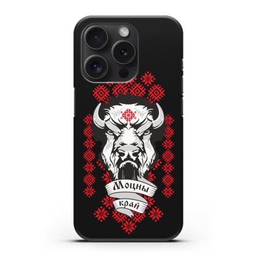 Чехол с зубром Моцны край